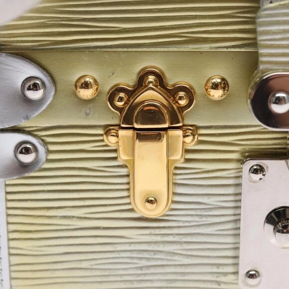 LOUIS VUITTON Epi Metallic Petite Mar Bag Silver Gold M54652 LV Auth 108234 - Picture 11 of 16